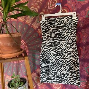 Zebra Bodycon Dress